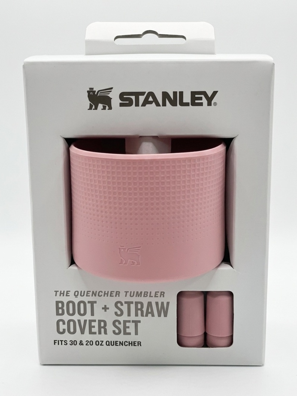 Stanley Pink Boot & Straw Cover Set for Quencher Tumblers
